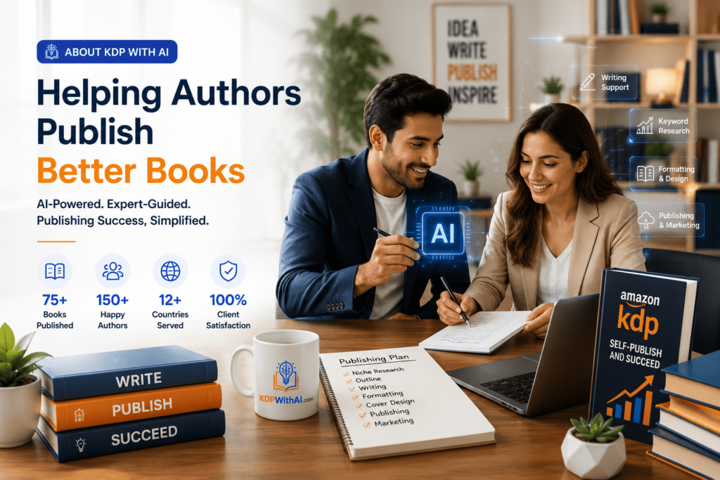 About KDP With AI Amazon KDP Publishing Experts
