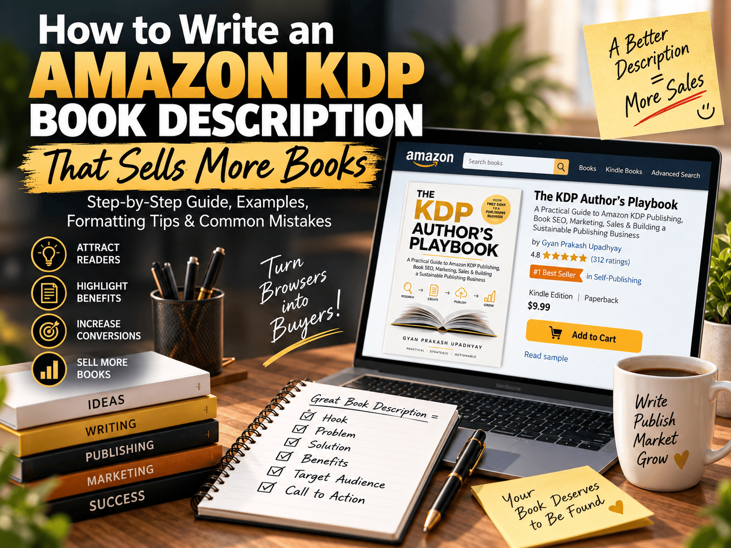 How to Write an Amazon KDP Book Description That Sells More Books