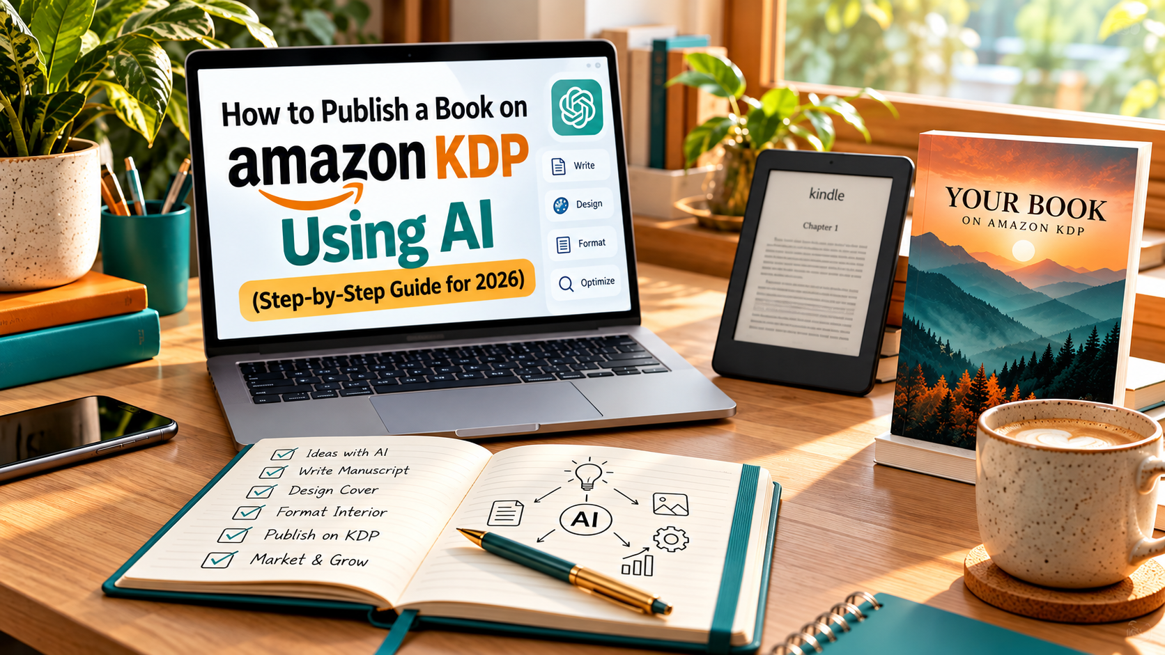 How to Publish a Book on Amazon KDP Using AI (Step-by-Step Guide for 2026)
